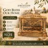 God Bless Our Home Last Supper Olive Wood Plaque – Holy Land Christian Gift